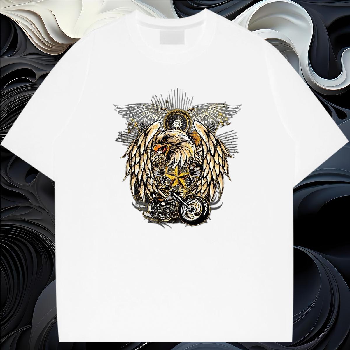 Fashion Design Mens T Shirts 230g Pure Cotton cool Anime Printing Street Tee Shirt Crew Neck Popular Men Tshirts Oversized 3XL 4XL