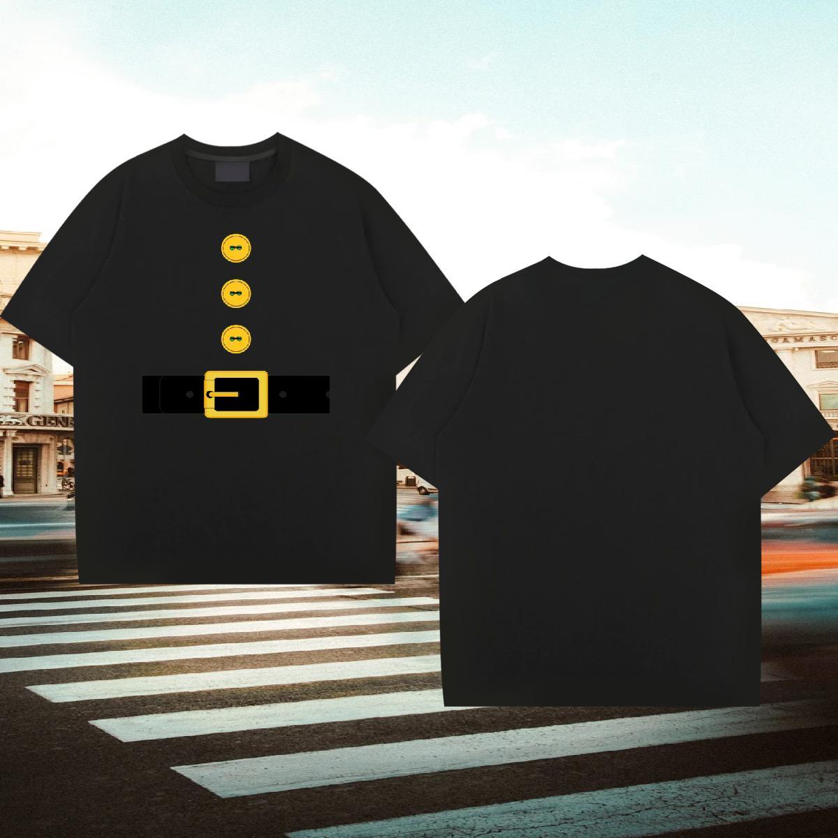 DIY Customized Man T Shirts 230g Cotton Christmas Street Wear Tops Tees Breathable Short Sleeve High Quality Men Tshirts DIY Logo Oversized