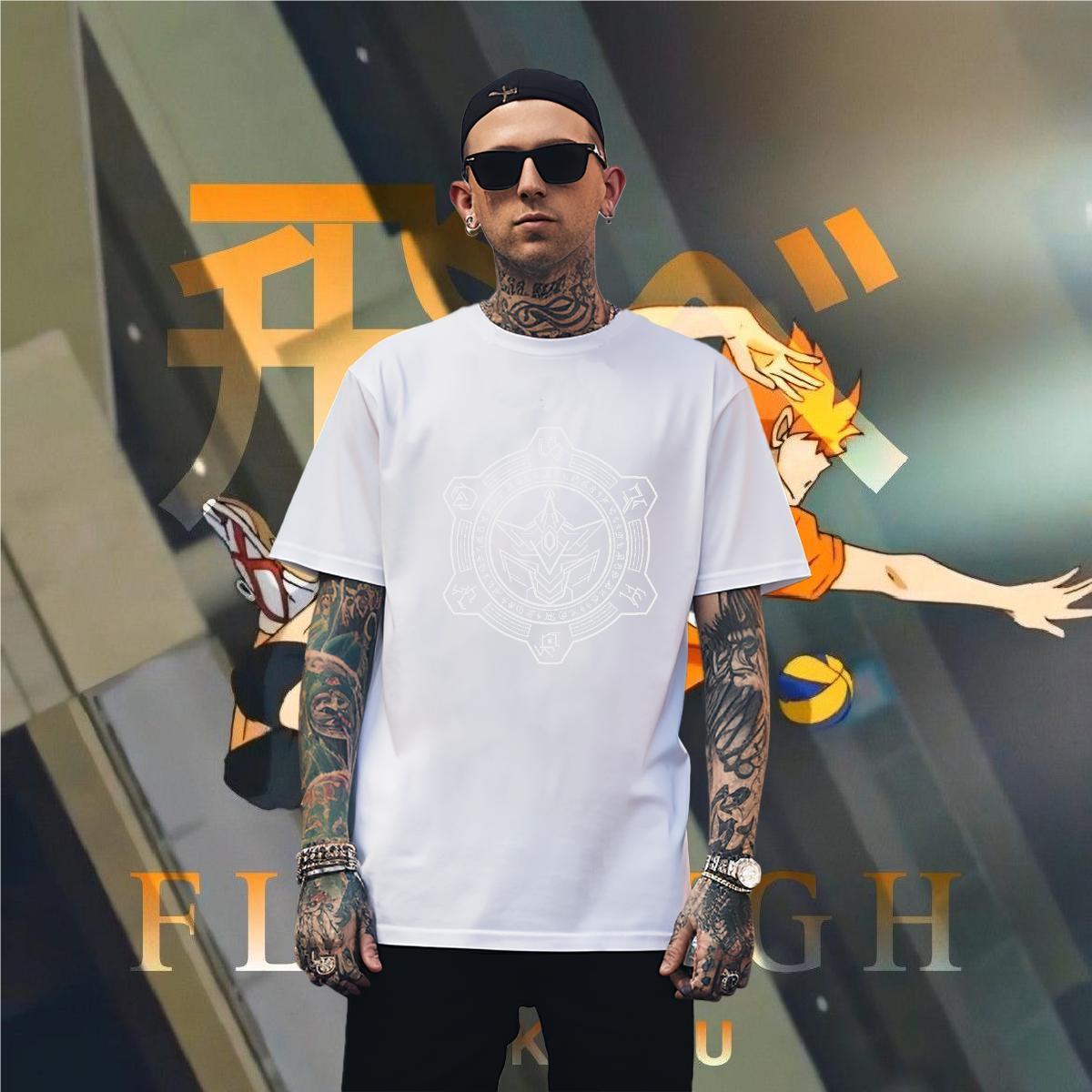 Man T Shirts 230g Cotton handpainted Hip Hop Short Sleeve O-Neck Custom Cartoon Mens Tshirts Brand Classic Tees