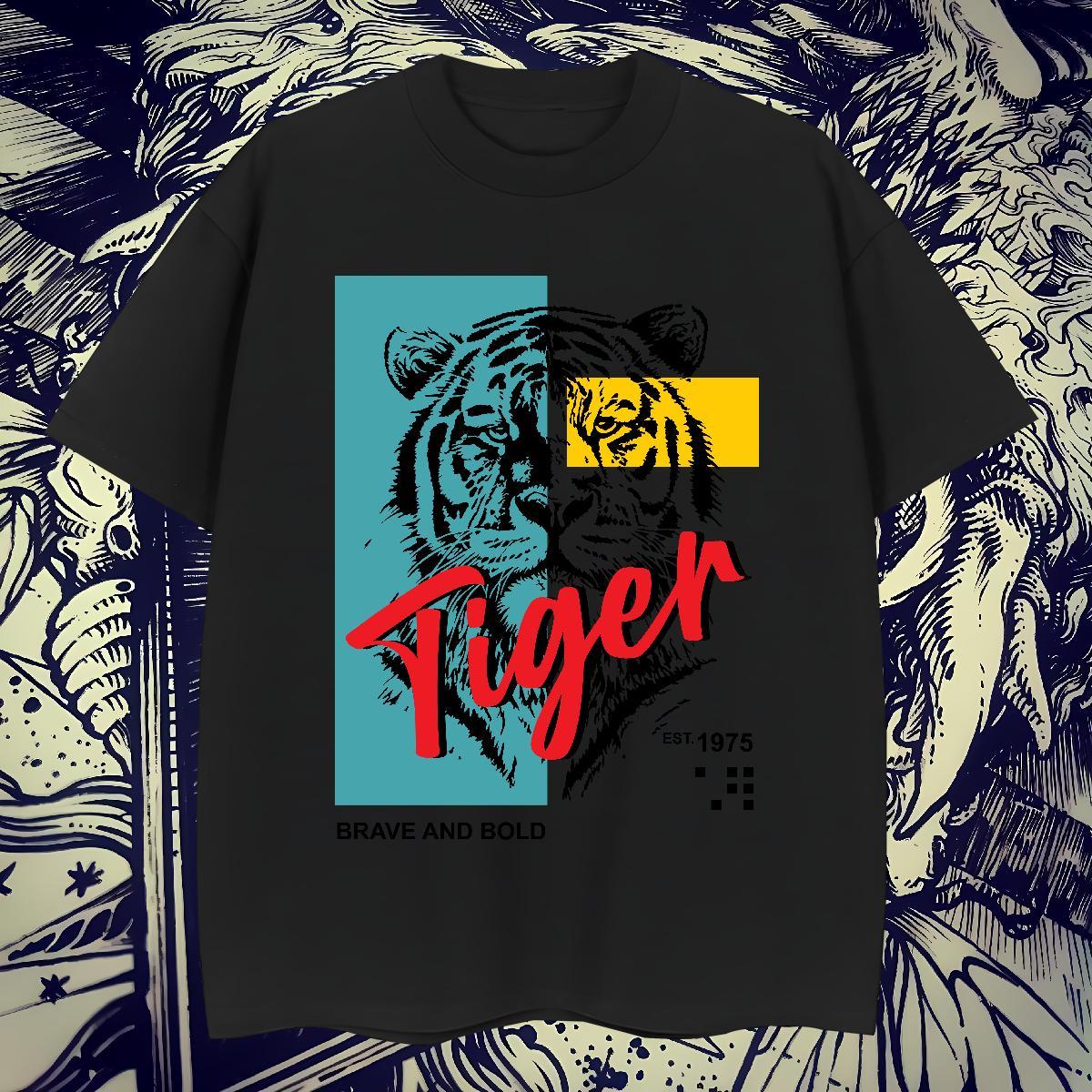 Brand Men Tops Tees 100% Cotton 230g Outdoor Floral Print Breathable Soft Casual New Man T Shirts Polos