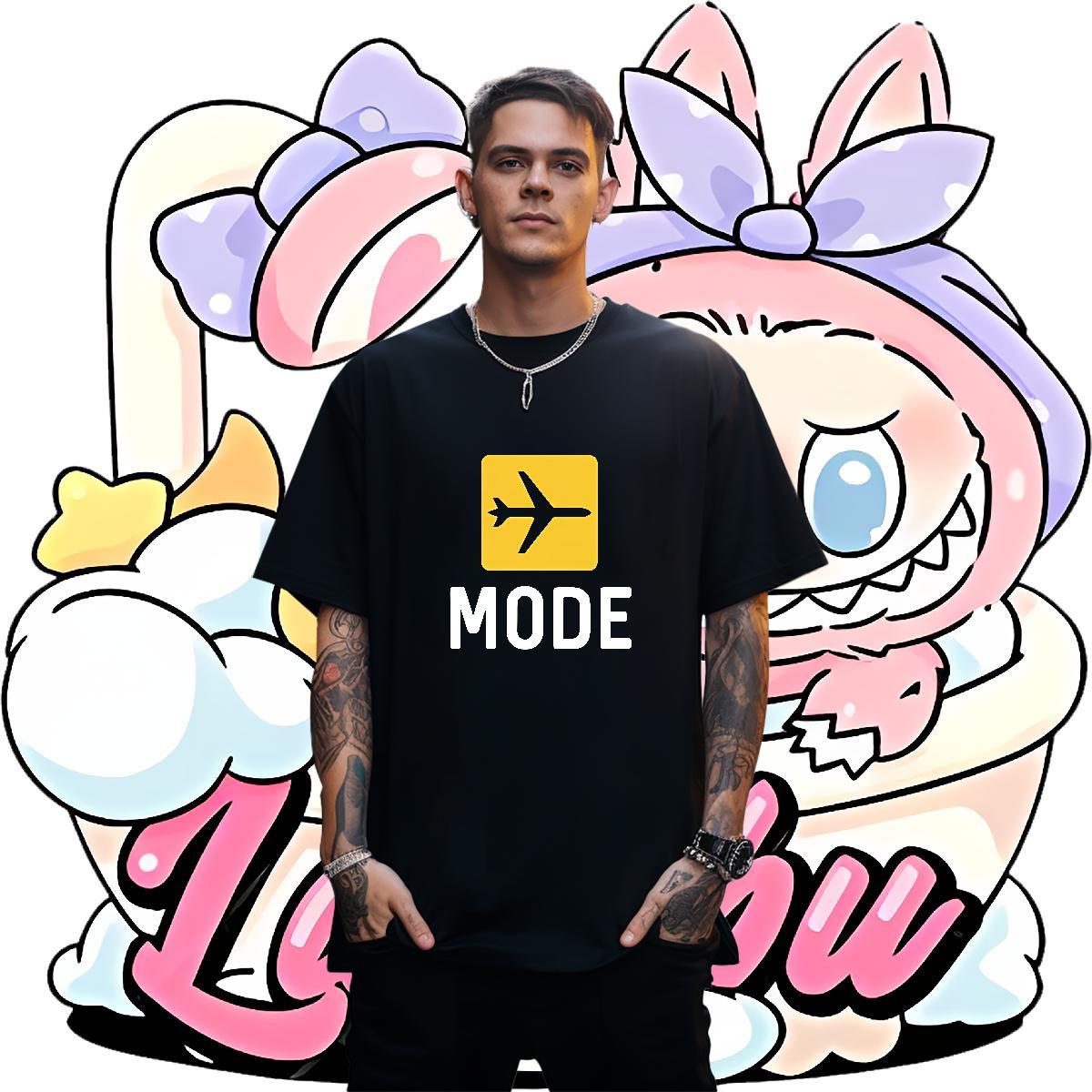 Unisex Tshirts 230g Pure Cotton Home Outdoor letter Anime Breathable Soft 2024 T shirt Tees