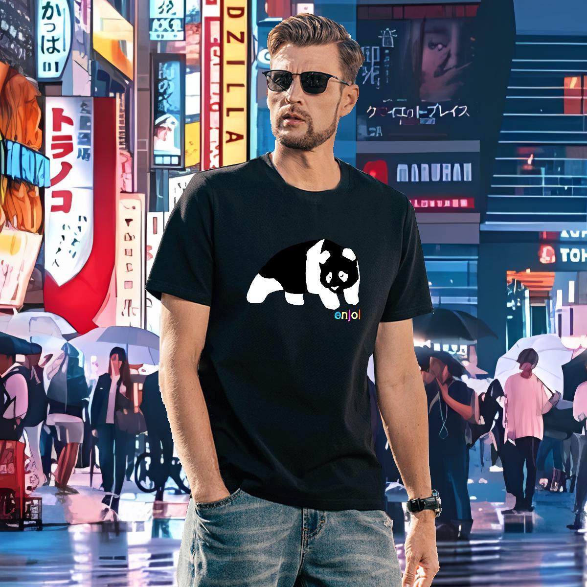 2024 Designer T shirt 230g 100% Cotton cat Street Wear Polos O-Neck Short Sleeve Comfortable Men Tops Tees DIY Logo Oversized