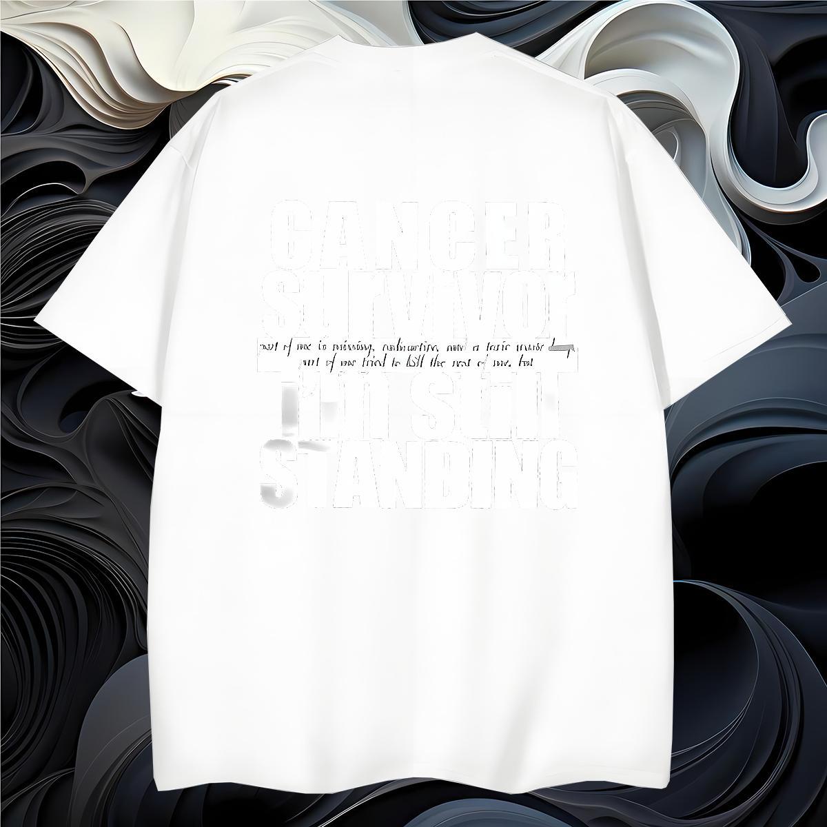 Classic Mens T Shirts letter Tees 230g Pure Cotton Summer Casual Loose Fit Custom Anime O Neck Short Sleeves Mens Tshirts