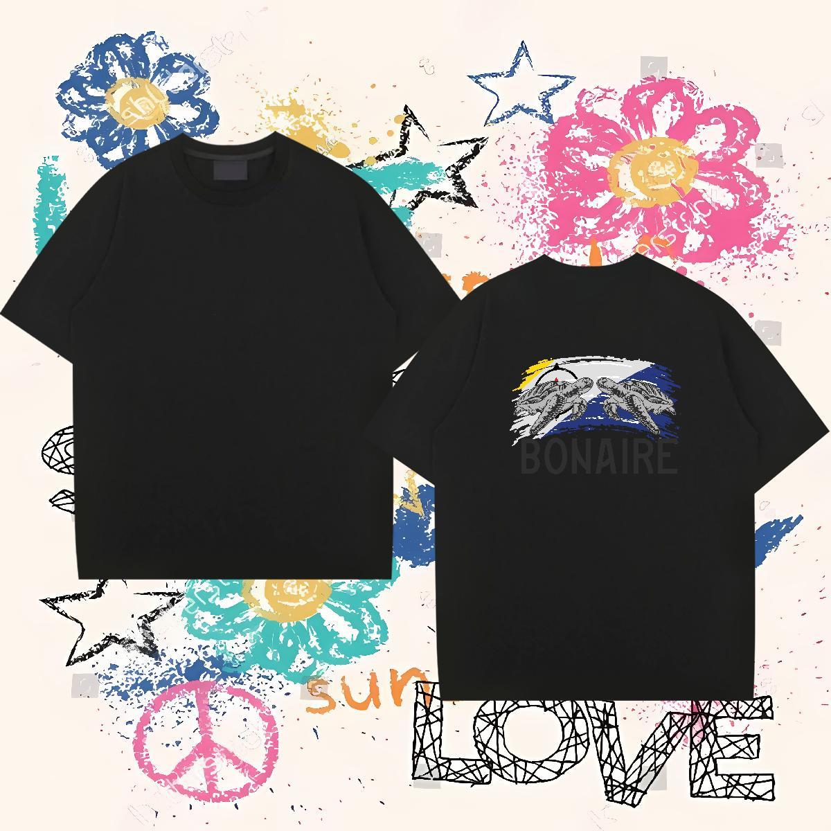 Fashion New T-Shirts for Men 230g Pure Cotton Street Wear Tops Crew Neck Cool Tshirts Custom Anime