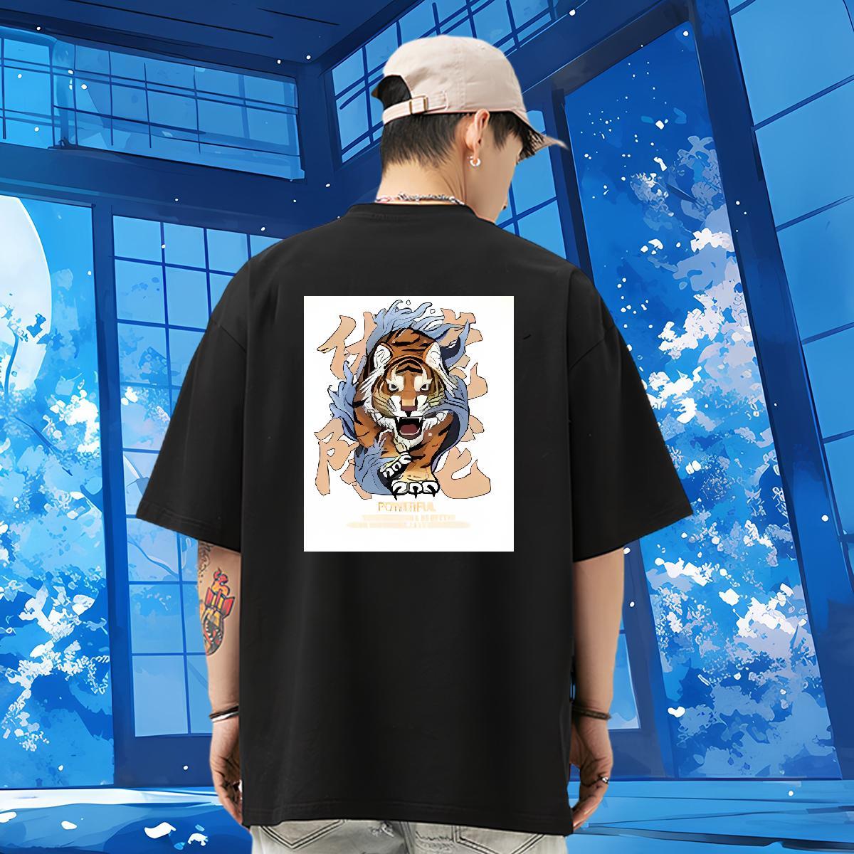 Designer T-Shirts for Men 230g Cotton Sport Tops Pure Cotton Unisex Tshirts Oversized