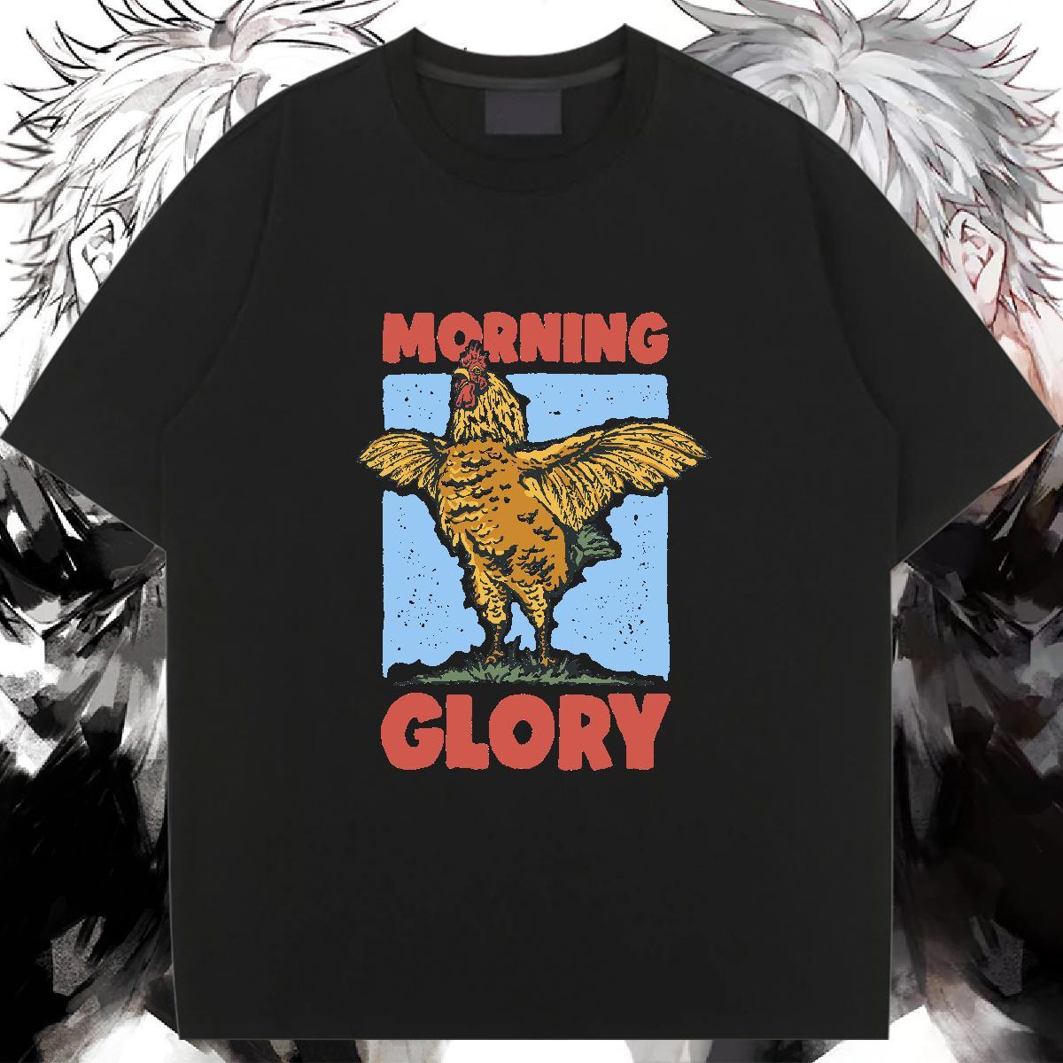 Female T shirt Comfortable Woman Tshirt DIY Anime chicken Daily Wear 100% Cotton 230g 2024 DIY Tops