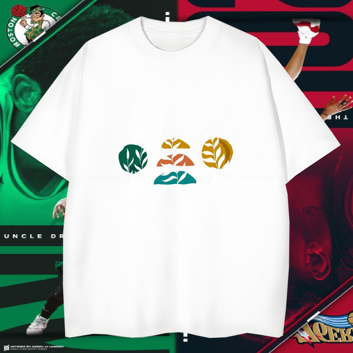 T Shirts Men 230g 100% Cotton icon Casual Daily Wear Breathable Crew Neck Cartoon Print Men Tshirts Fashion Free Shipping Tops Shirt