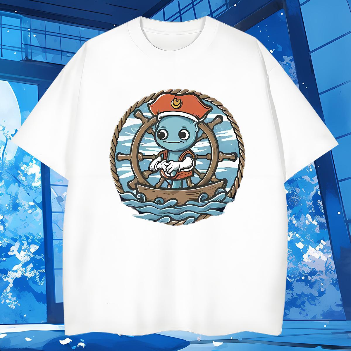 Man T Shirts 230g Cotton cute Street Breathable Crew Neck Custom Print Plus Size Tshirts Designer Fashion Cool Design Tees Shirts