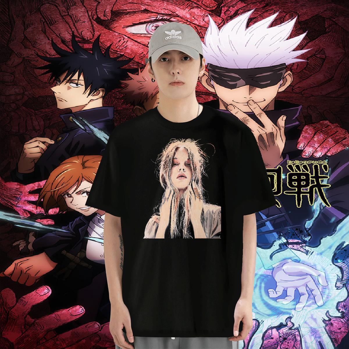 Brand T Shirt For Man face Tops 100% Cotton 230g Street wear Hip Hop Wholesale Skull Breathable Short Sleeve Couples T Shirts