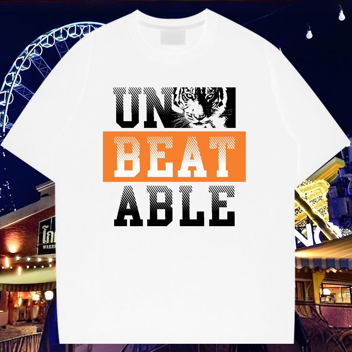 2024 T Shirts Men 230g Cotton Sports Casual Tops Round Neck Short Sleeve Loose Fit Tshirts Custom Print Oversized