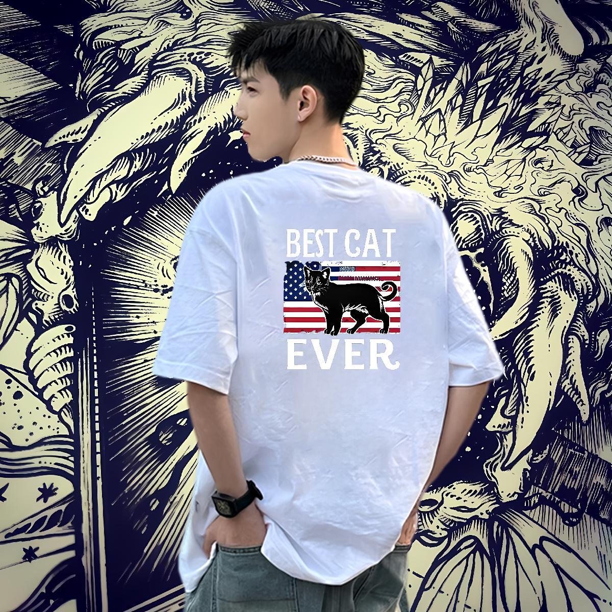 Fashion T-Shirts 230g Pure Cotton Casual Beach Tops Shirt Breathable Crew Neck Cool Tshirt for Man Woman Customized