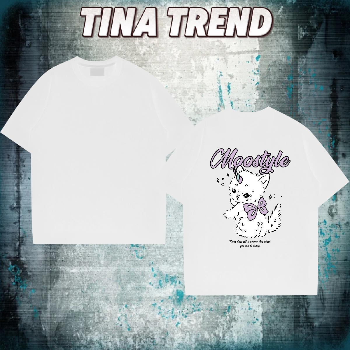 Customized T Shirts Men 230g Cotton cat Street Casual Tees Breathable Short Sleeve Cool Tshirt for Man Woman DIY Printed