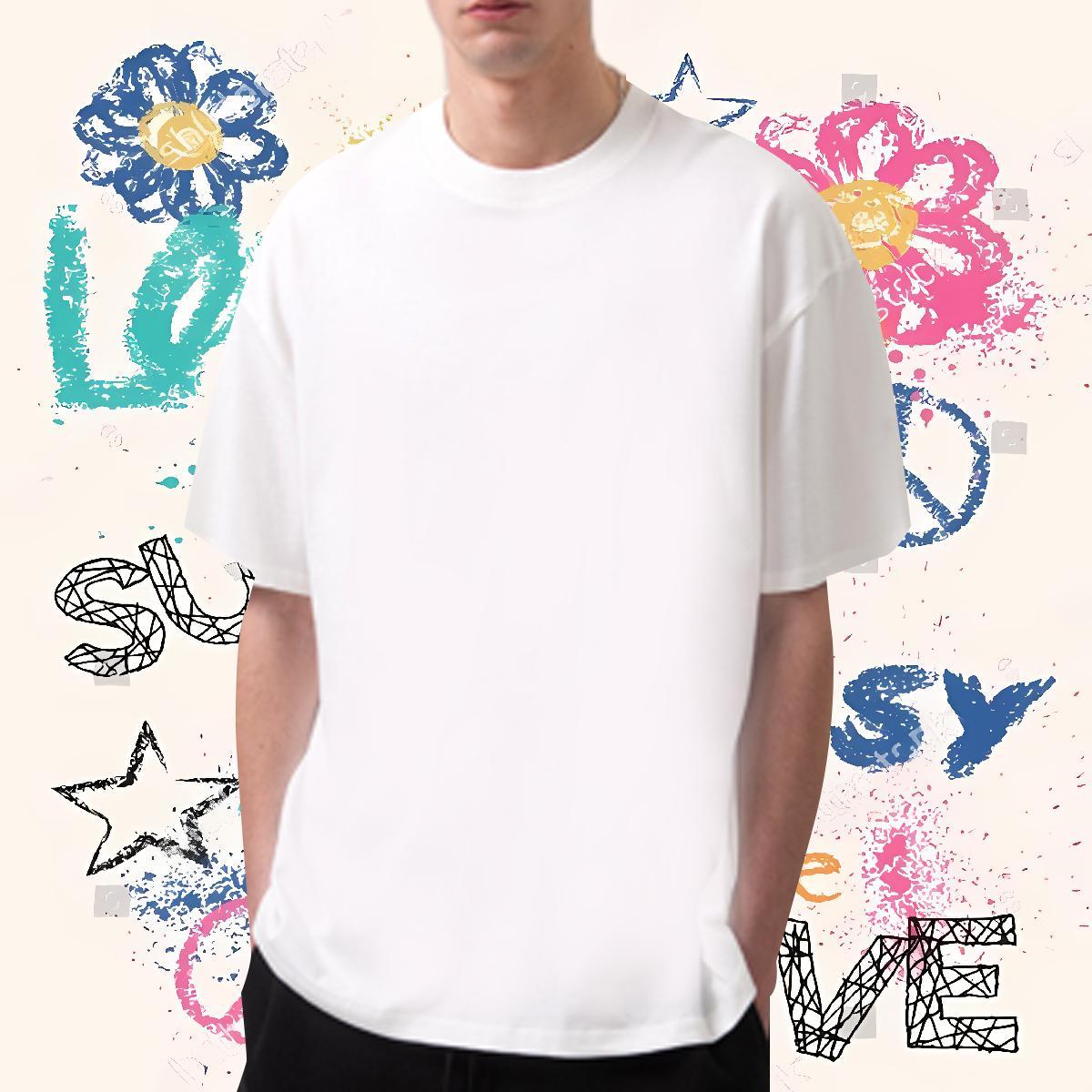 New Mens T Shirts 230g Pure Cotton halloween Summer Casual Clothings Breathable Short Sleeve Popular Tshirt for Man Woman Skull