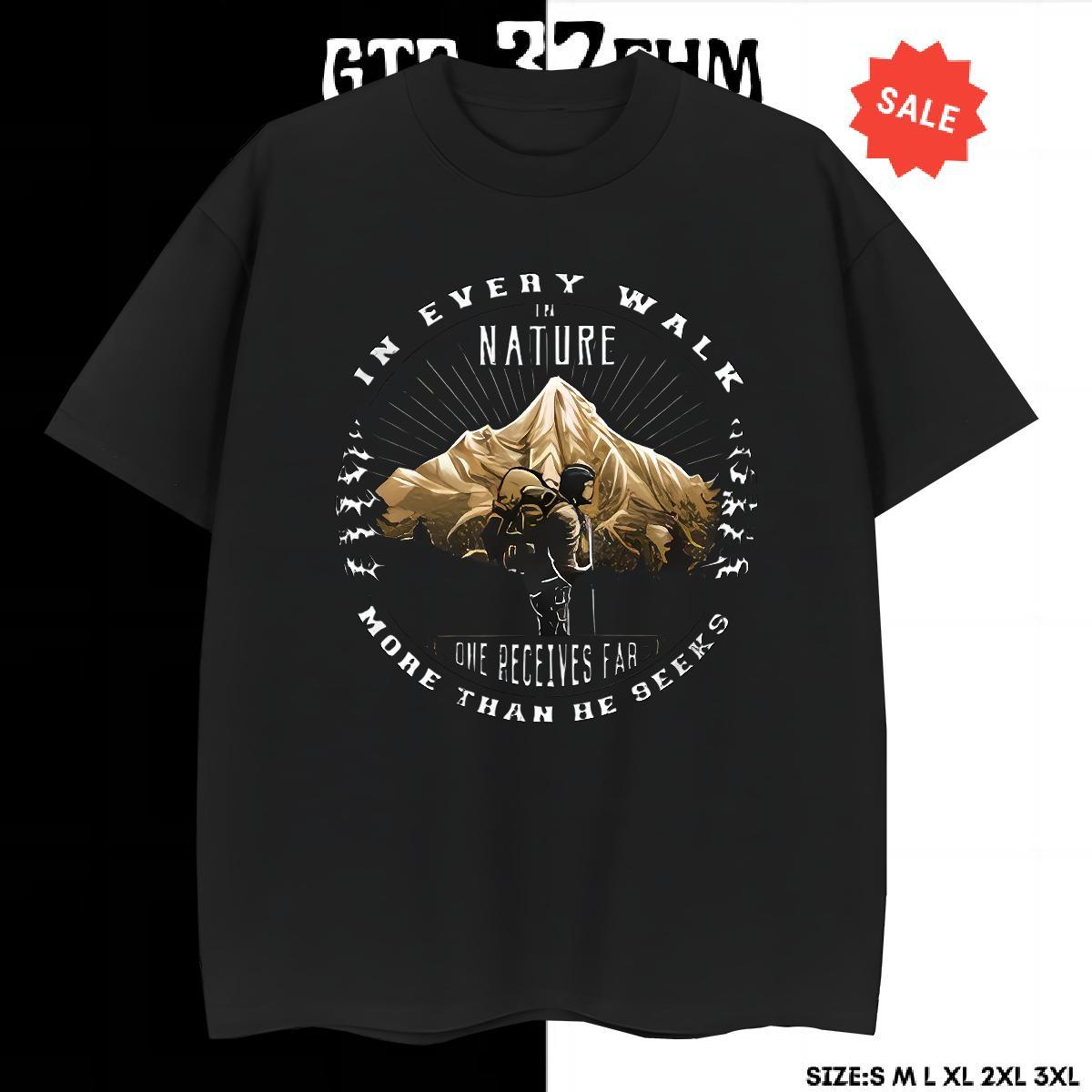 Designer Tshirt for Man Woman 230g Pure Cotton Street Casual mountains Anime Print O Neck Short Sleeves Brand Mens T Shirts Tees Shirts