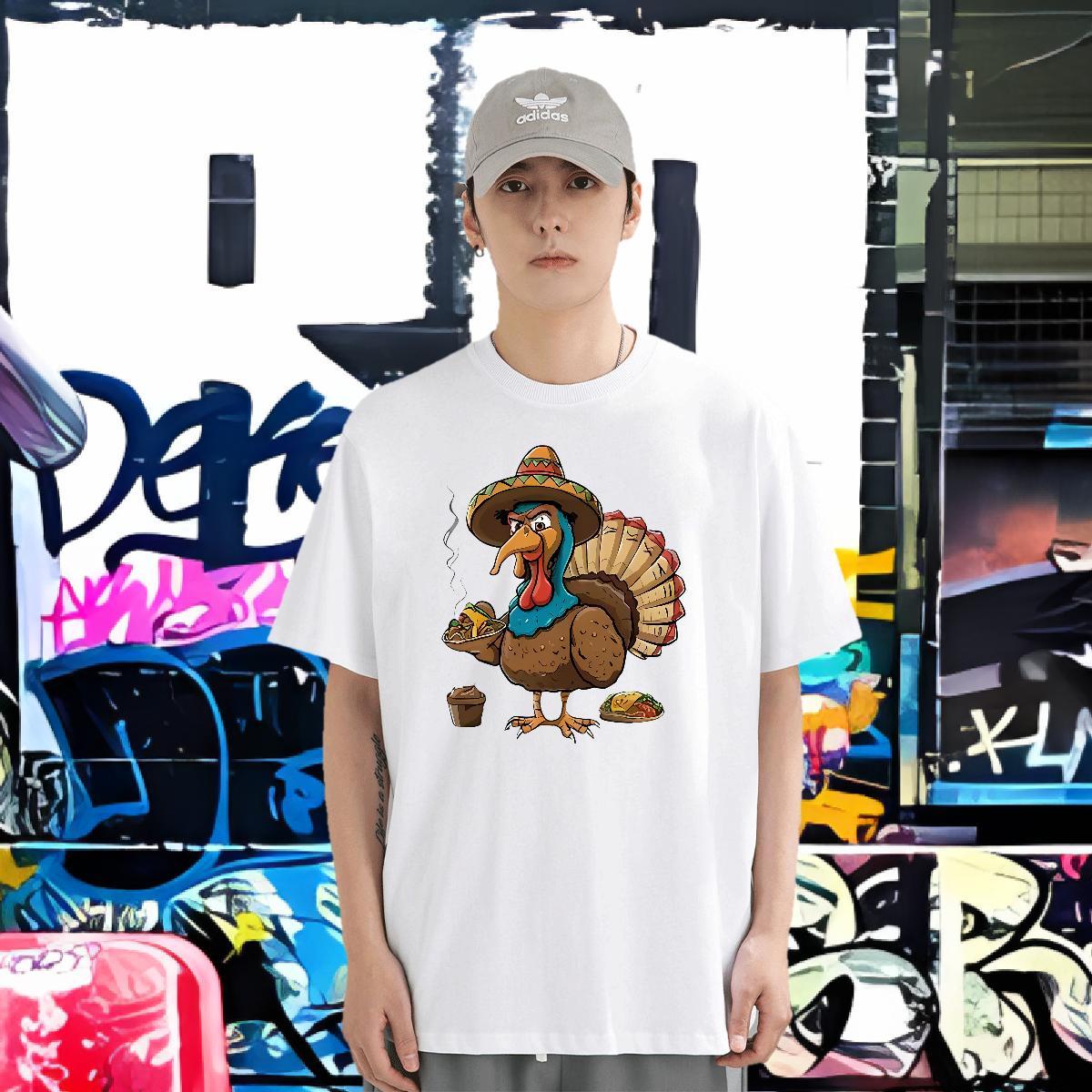 T-Shirts for Men 230g Pure Cotton eagle Sports Casual Breathable Short Sleeve Asian Size Men Tees New Brand Clothes