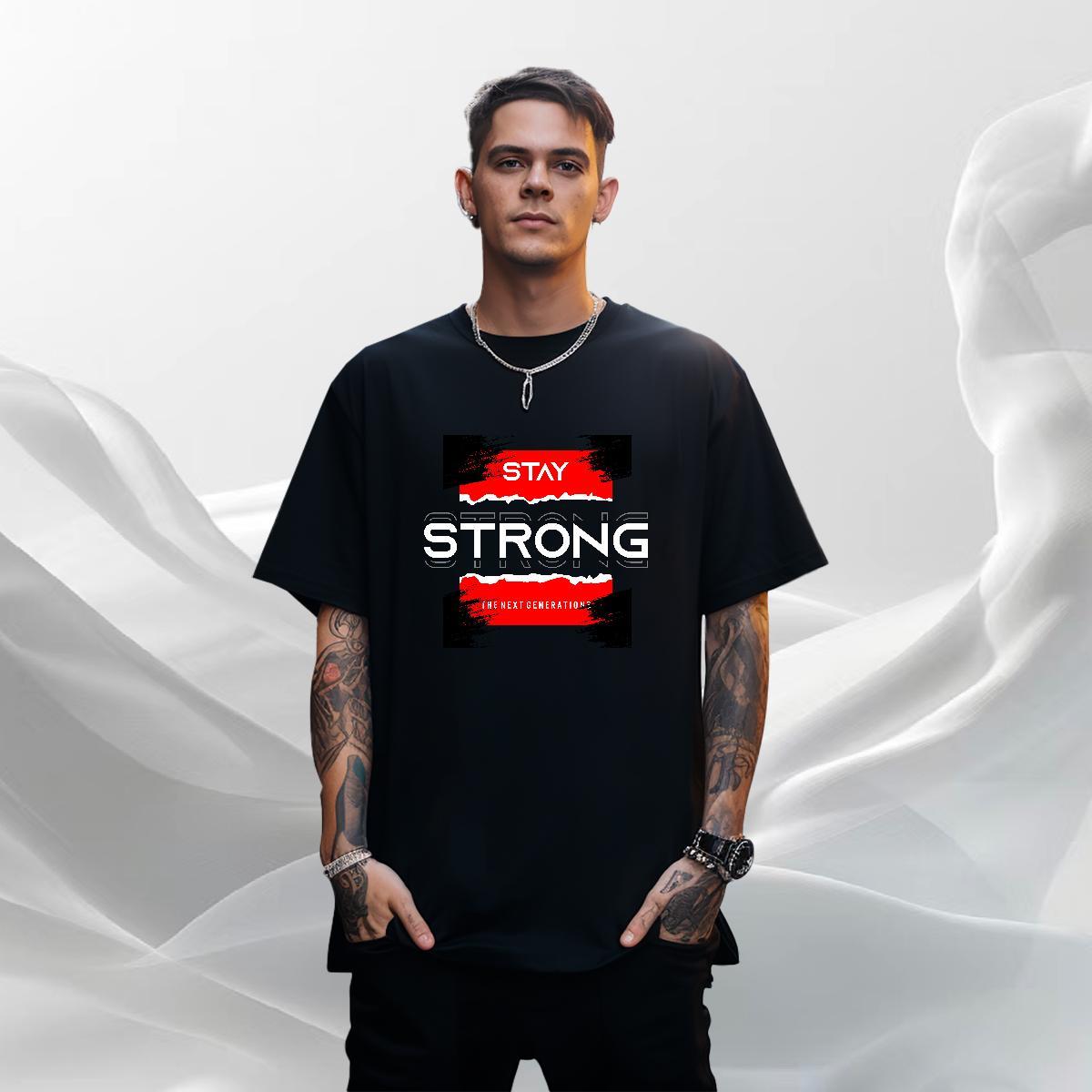 Loose Fit Men Clothes T-Shirt 230g 100% Cotton Casual Daily Wear letter Custom Print Plus Size Short Sleeve O-Neck New Arrival Men T Shirts Tees