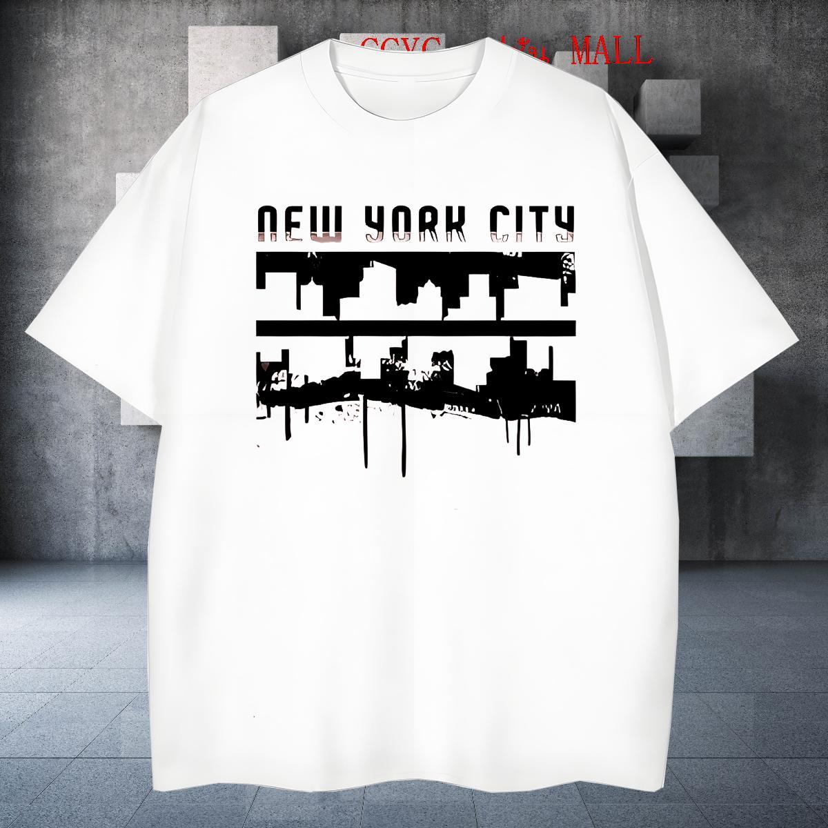 Cool Design Tshirt for Man Woman 230g Cotton Street wear Hip Hop letter Floral Print Crew Neck Fashion Men T Shirts Top Tees