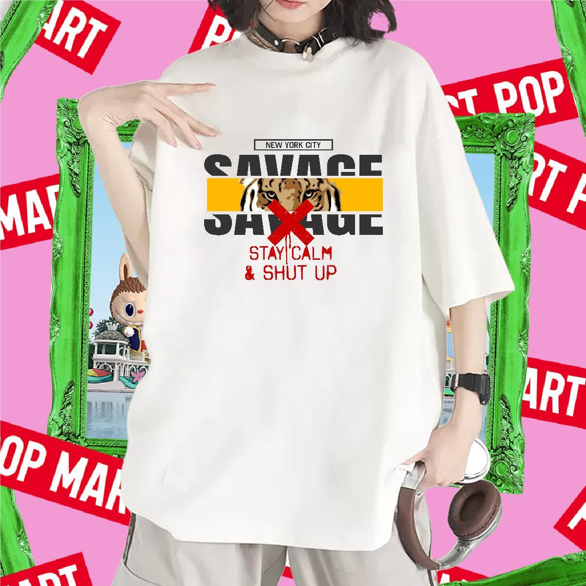 5A Womens T Shirts Breathable Short Sleeve Lady T shirt DIY Anime Sports Casual 230g Pure Cotton Casual New Tops Shirt