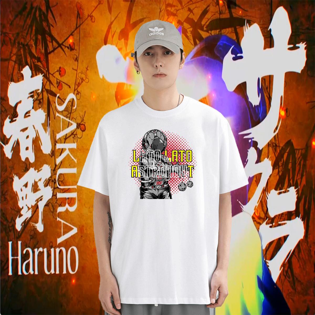 Mens T Shirts 230g Pure Cotton universe Hip Hop Street Breathable Short Sleeve Custom Printing Men Tshirts DIY Customized Free Shipping Top Tees