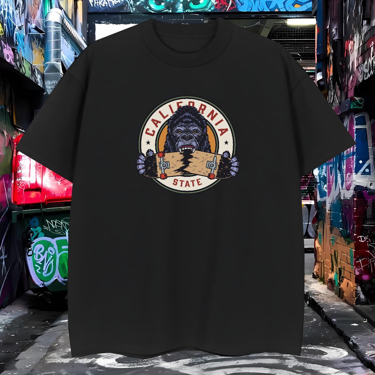 New Arrival Man T Shirts 230g Cotton chimpanzee Daily Outfit Tops Breathable Short Sleeve Designer Mens Tshirts Custom Anime