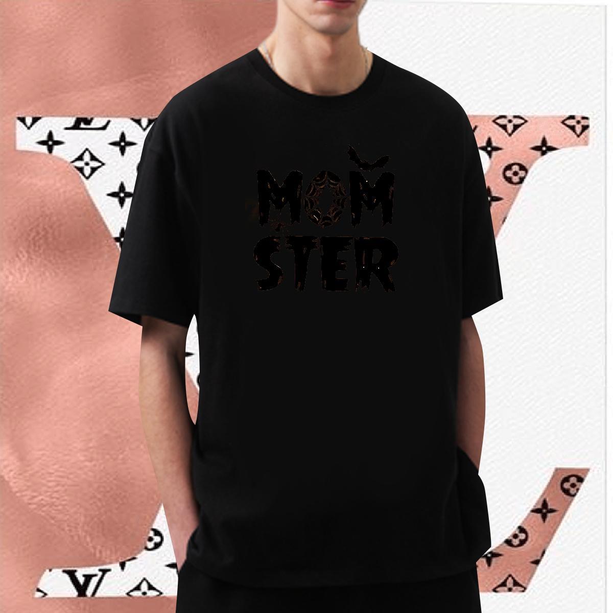Free Shipping Mens T Shirts 230g 100% Cotton halloween Hip Hop Street Clothings Round Neck Short Sleeve Classic Tshirt for Man Woman Custom Print Over