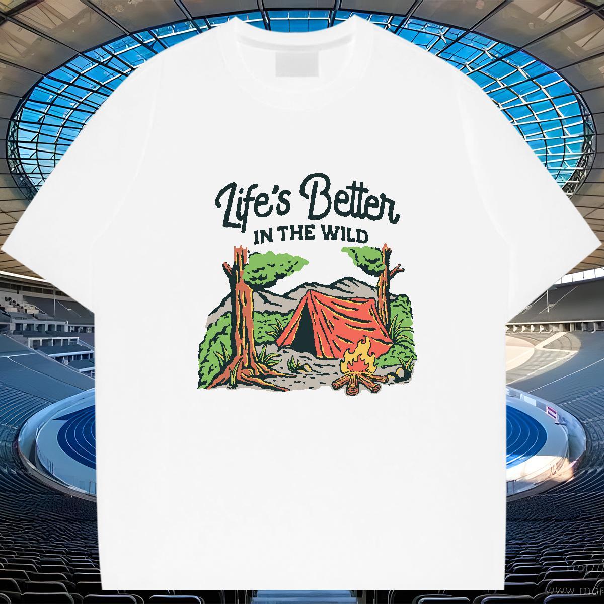 Free Shipping Men Tops Tees 230g 100% Cotton Spring Summer tree Custom Print Oversized Round Neck Short Sleeve Fashion T-Shirts for Men Polos