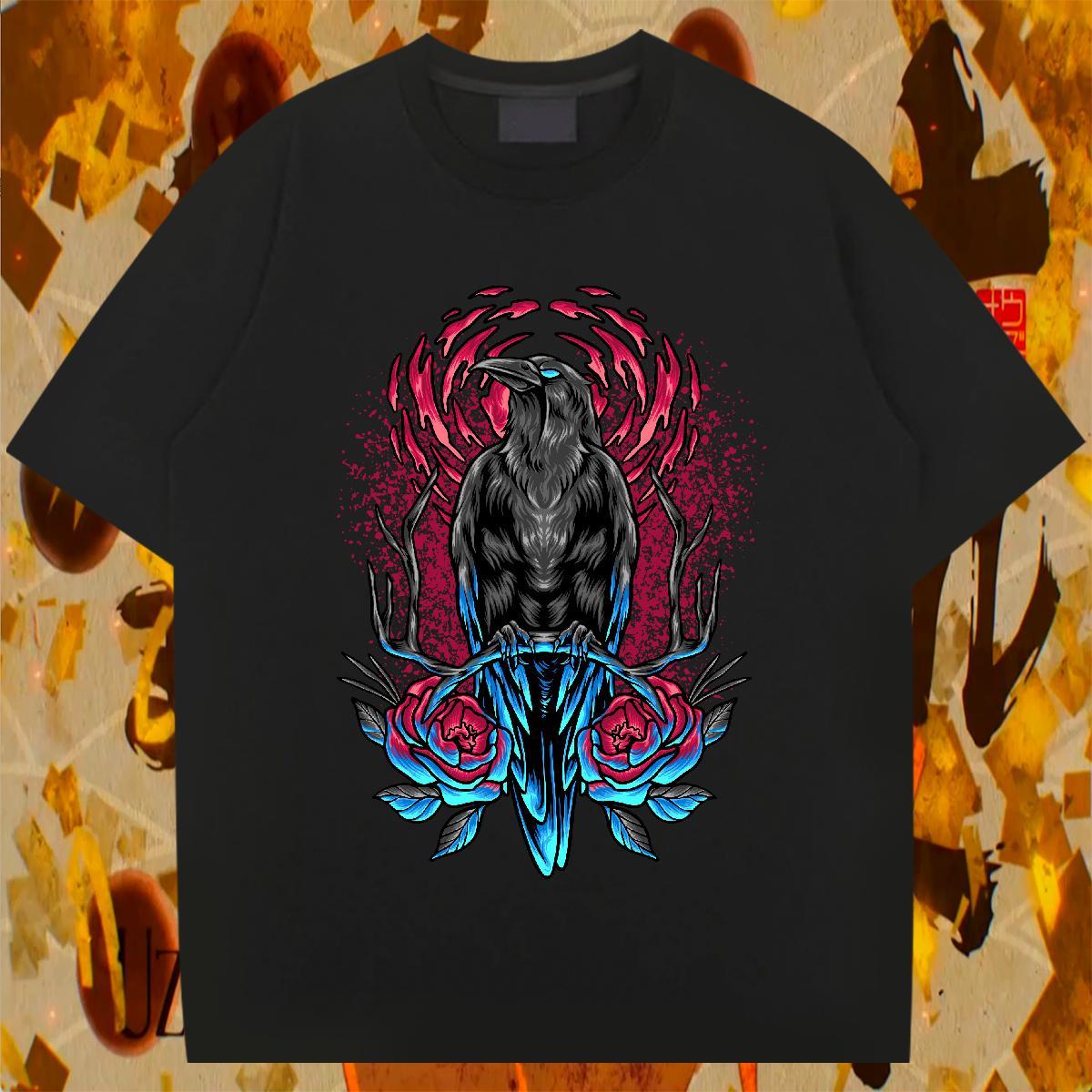 Cool Tshirt for Man Woman 230g 100% Cotton Hip Hop cool Custom Printing Breathable Crew Neck 2024 T-Shirts Tops Tees