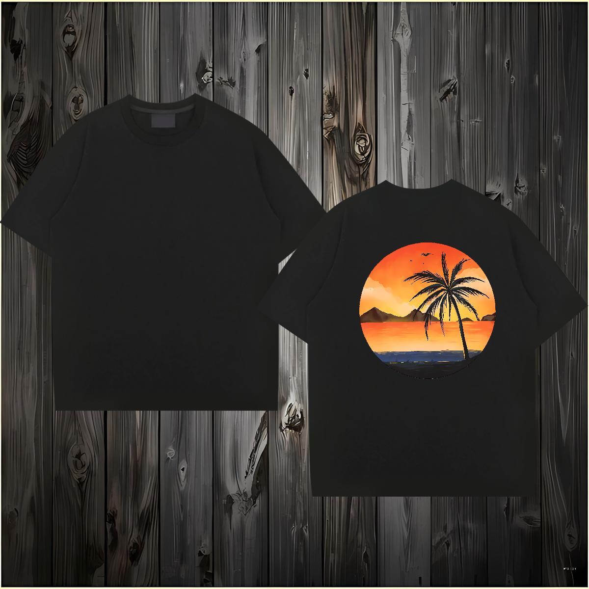 Fashion Casual T Shirts Men 230g 100% Cotton sun Home Outdoor Polos Pure Cotton Wholesale Men Clothes T-Shirt DIY Logo Oversized