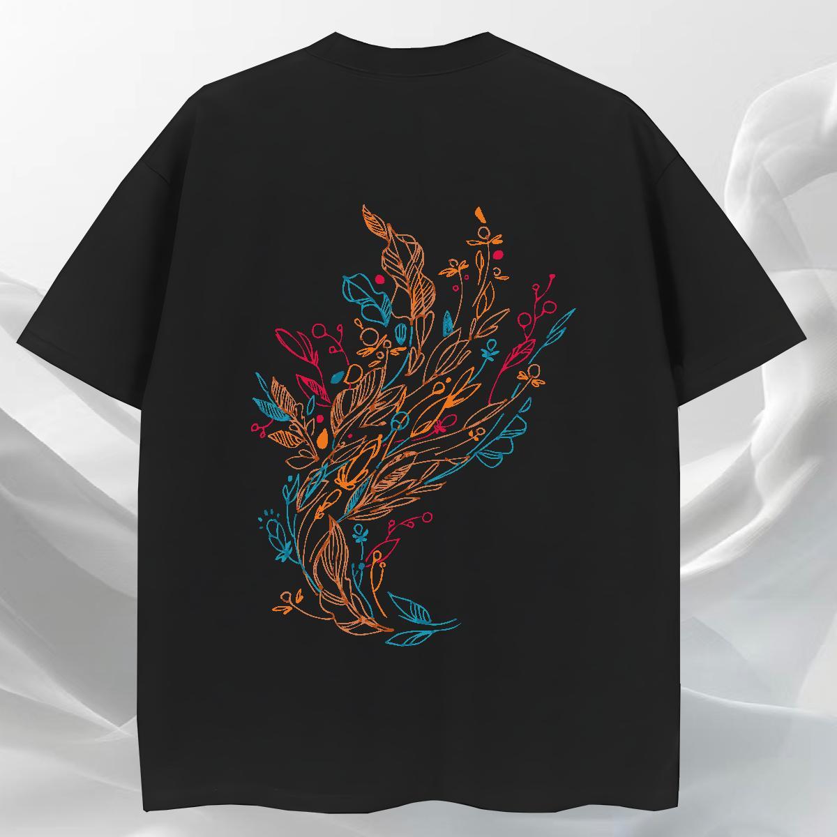 Popular Tshirt for Man Woman 230g Cotton Sport tree Customized Print Breathable Soft DIY T Shirt For Man Wear