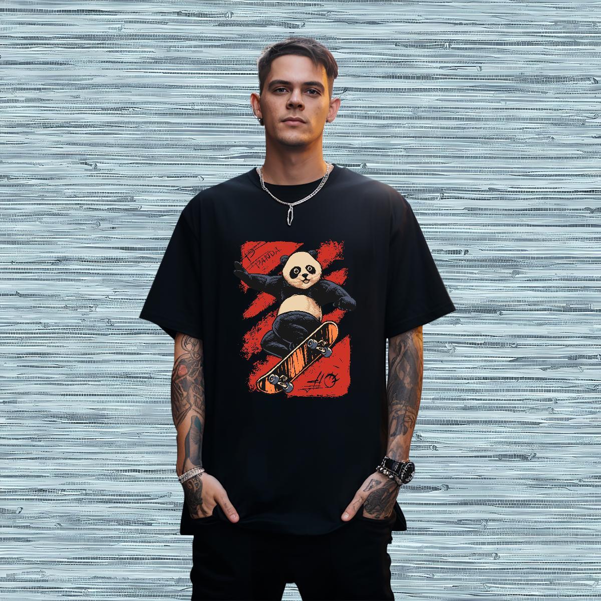 T Shirts Men 100% Cotton 230g Street Casual O-Neck Short Sleeve Anime Men Tees New Designer Popular Clothings