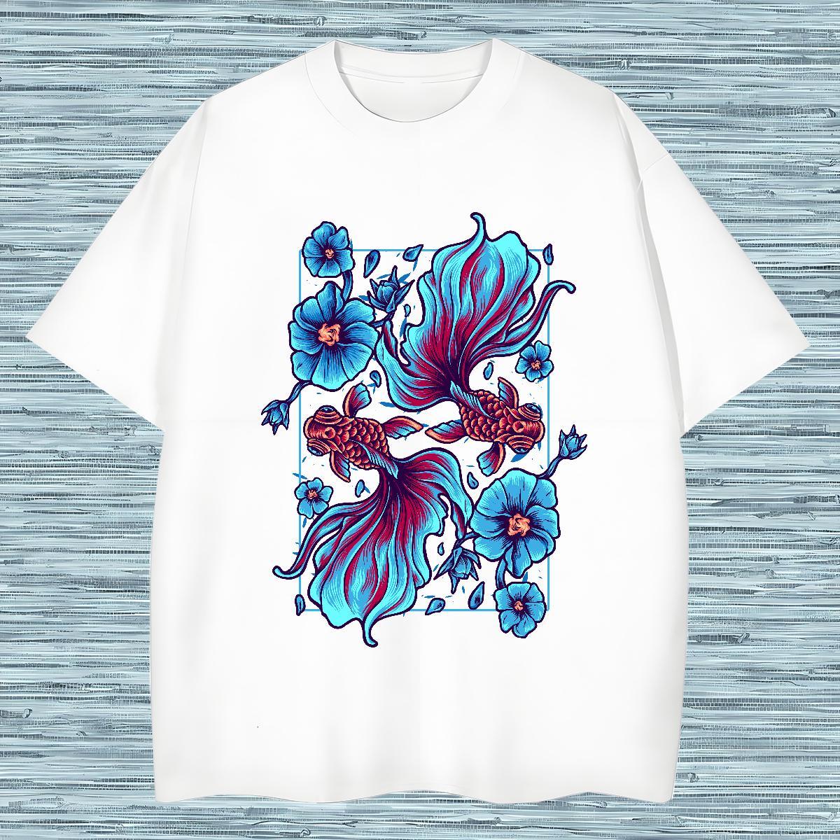 Man T Shirts 100% Cotton 230g Anime Printing Street O Neck Short Sleeves Custom Print Oversized Tshirt for Man Woman Stylist Unisex Top Tees