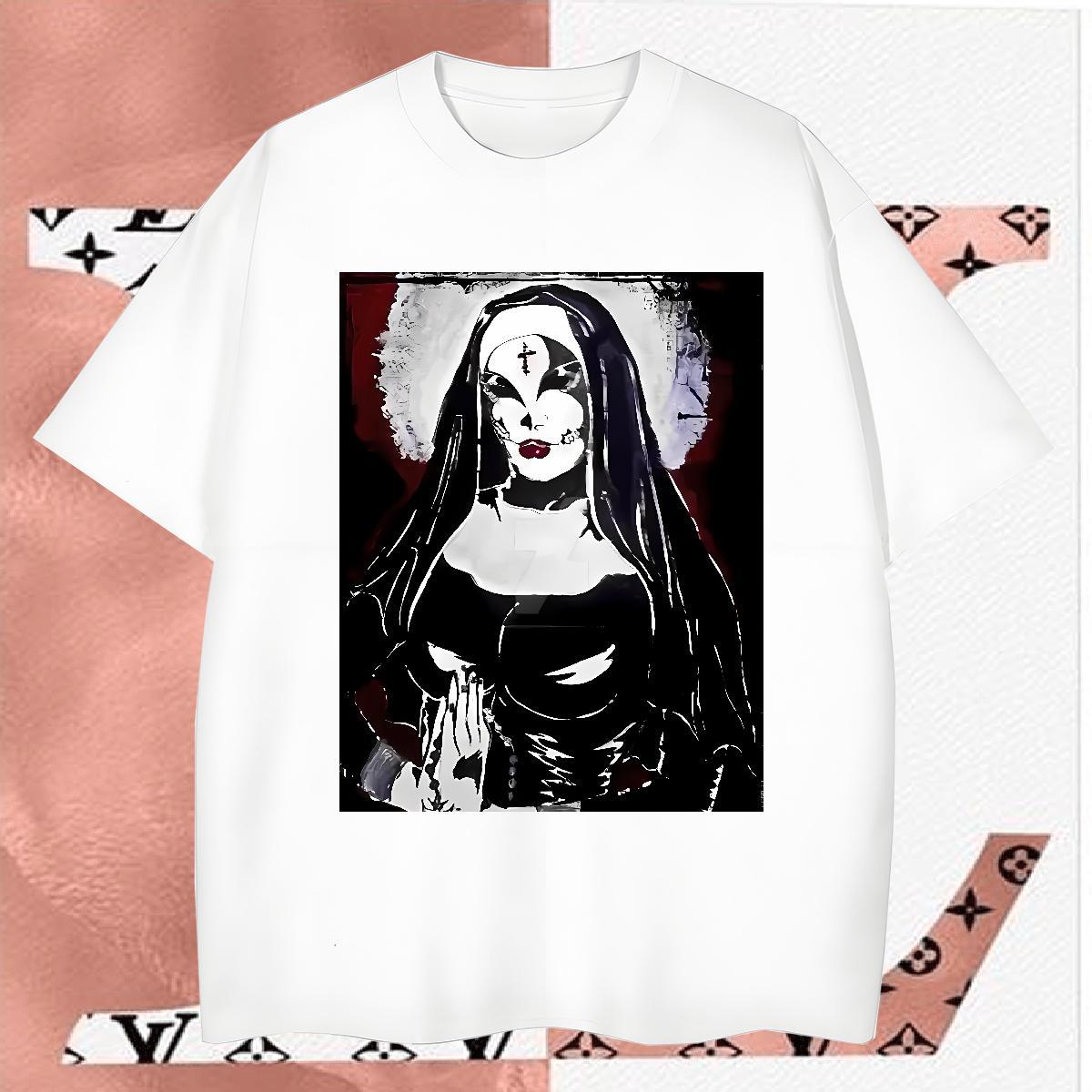 Men T Shirts 230g 100% Cotton nun Home Outdoor Breathable Short Sleeve Customized Tshirts Classic Loose Clothings