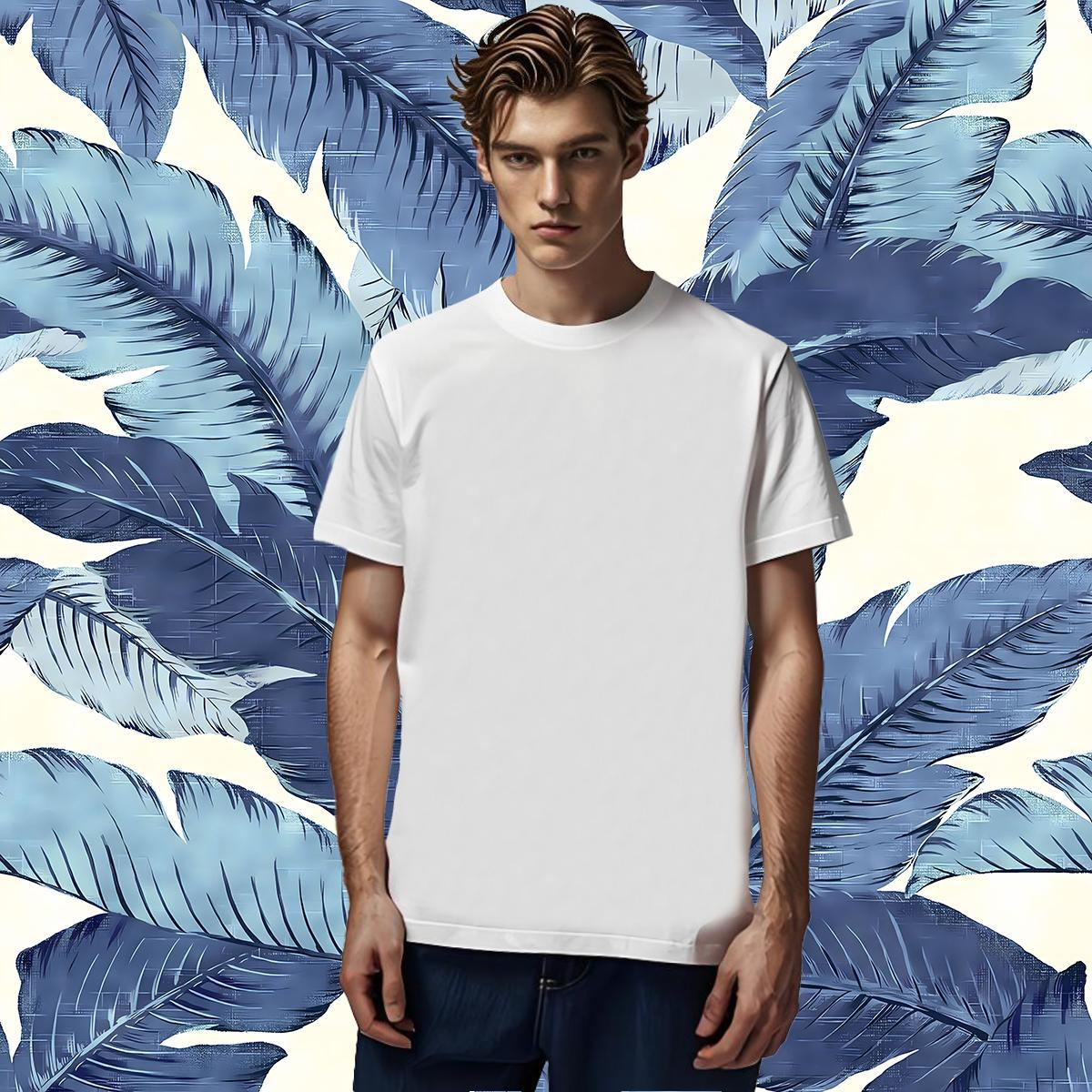 2024 New T Shirt For Man 230g 100% Cotton halloween Street Wear Clothes Pure Cotton Designer Men Tshirts Custom Anime
