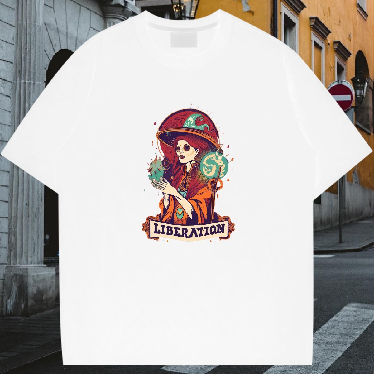 2024 New Mens T Shirts skull Clothings 100% Cotton 230g Casual Brand Custom Print Plus Size Round Neck Short Sleeve Mens Tshirts