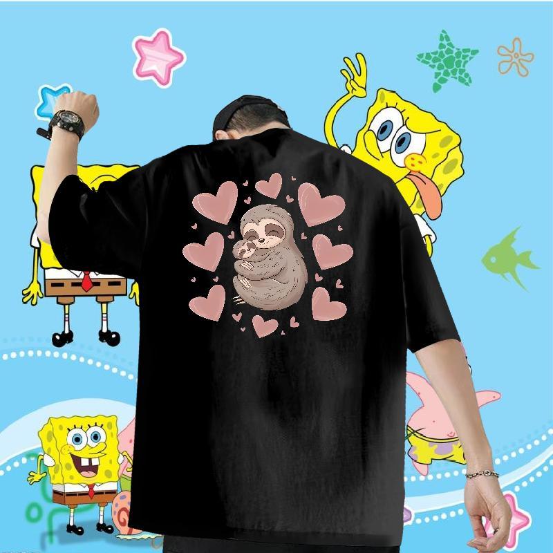 Brand T shirt 230g Pure Cotton bear Casual Tshirts O Neck Short Sleeves Wholesale Men Tees DIY