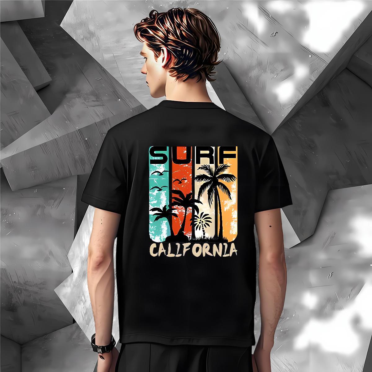 Customized T-Shirts 230g Cotton beach Street Tops Tees Breathable Short Sleeve Cool Design Mens Tshirts Skull