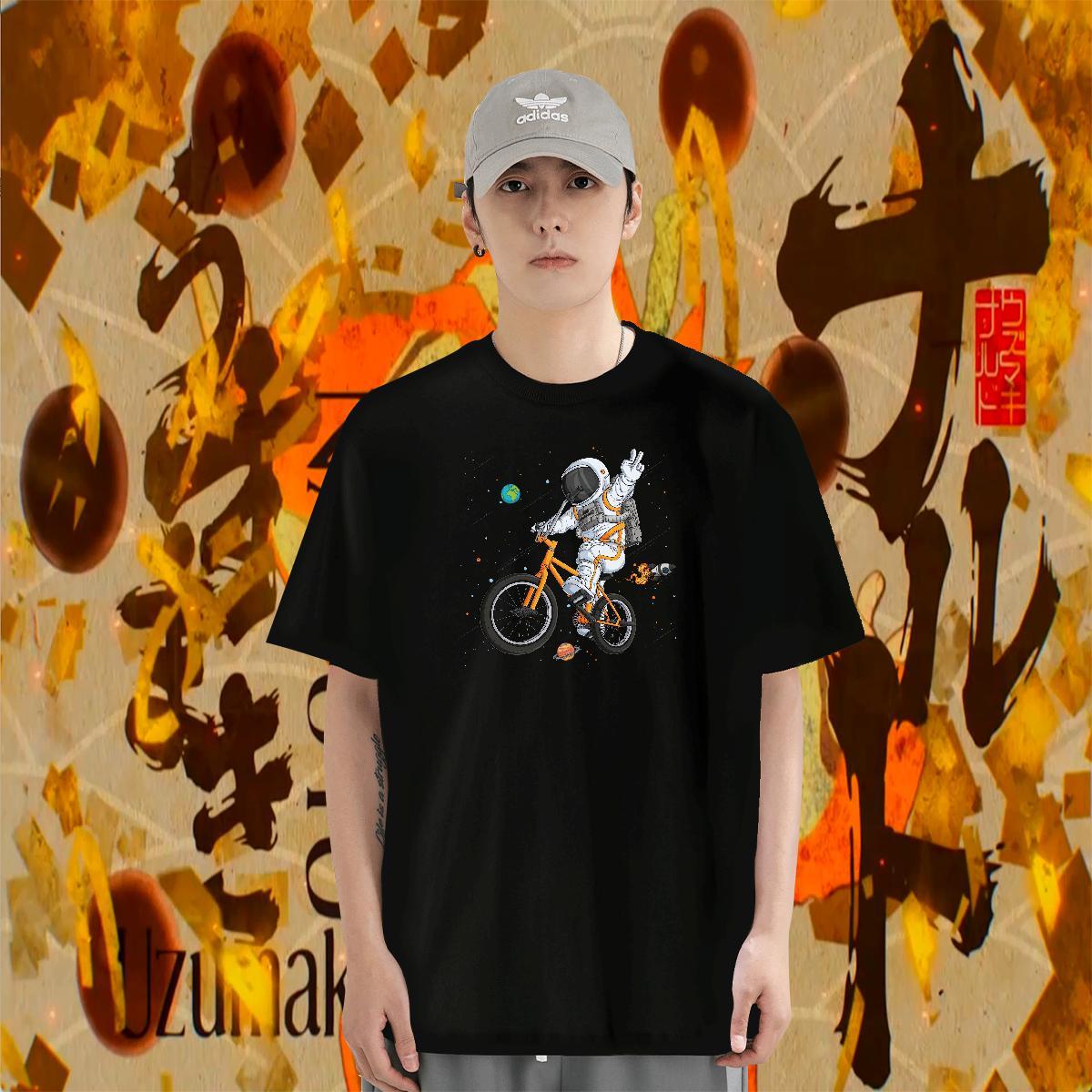 T-Shirts 230g Pure Cotton universe Anime Printing Street Breathable Crew Neck DIY Printed Mens Tshirts New Arrival Popular Tee Shirt