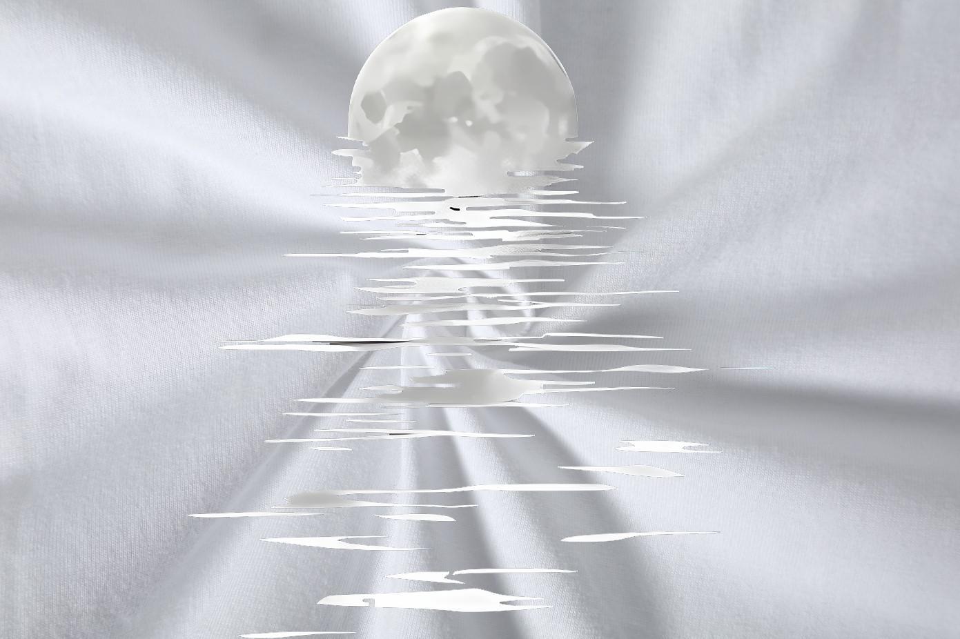 Soft Tshirt for Man Woman 230g Cotton Sports Casual moon Skull O Neck Short Sleeves 2024 DIY T shirt Tops Tees