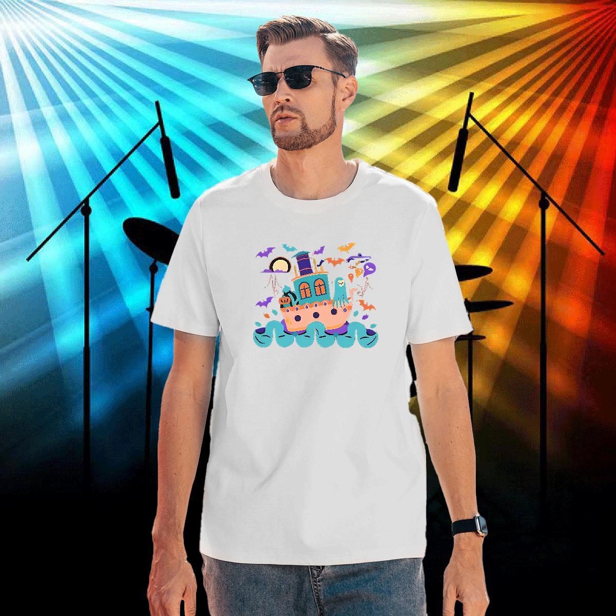 Custom Mens T Shirts 230g 100% Cotton Casual Tops Tees Breathable Crew Neck Cool Couples T Shirts Customized Print