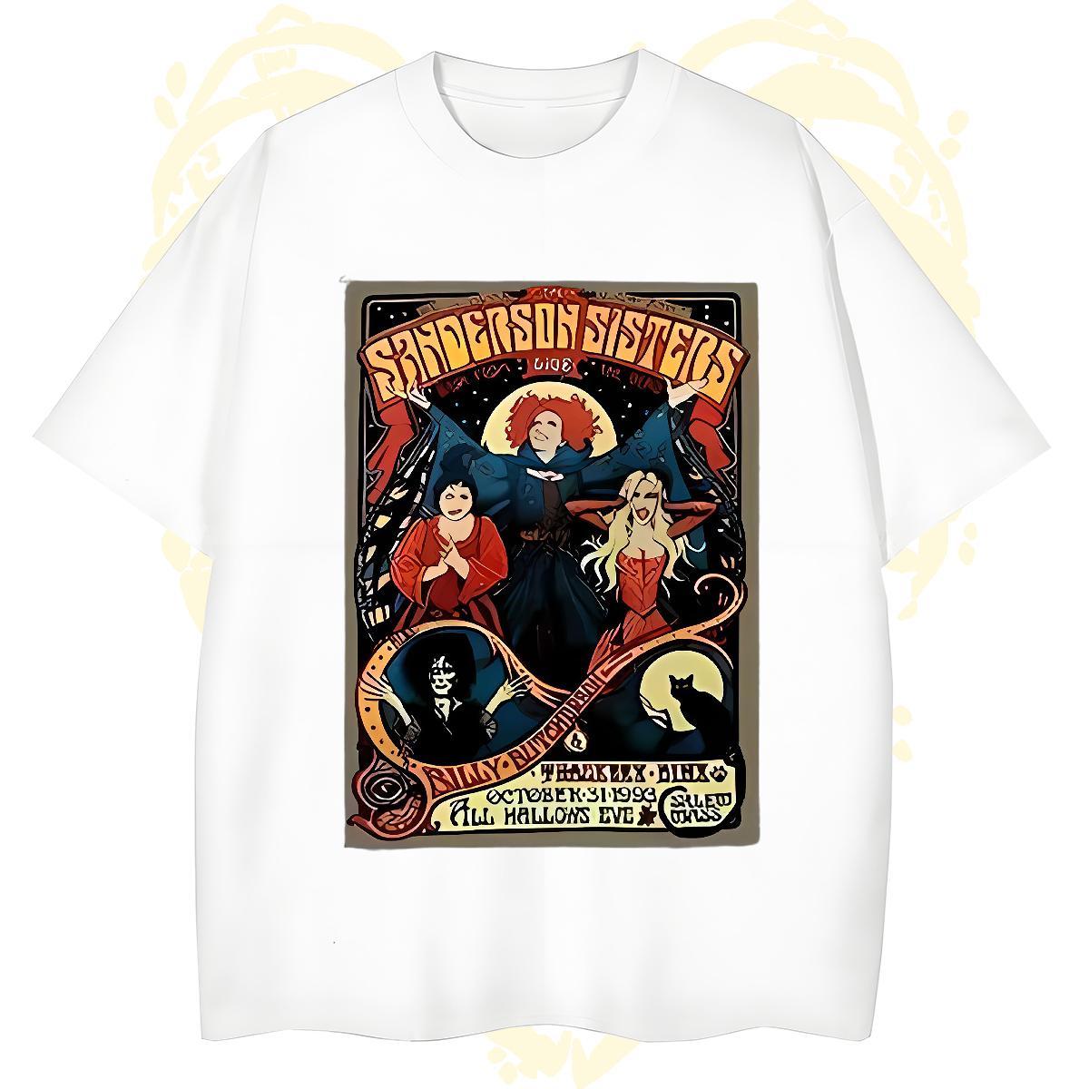 Cool Couples T Shirts 230g Cotton halloween T Shirt For Man Outdoor Breathable Crew Neck Skull Factory Direct Polos