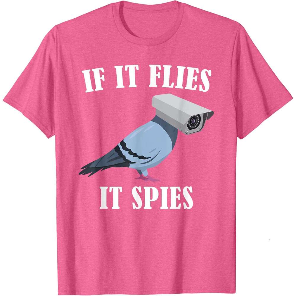 T shirt Mens Birds Spie Conspiracy Joke Meme Surveillance MensWomens T-Shirt shirts tshirt graphic tee Casual tops summer clothes Short sleeve Free sh