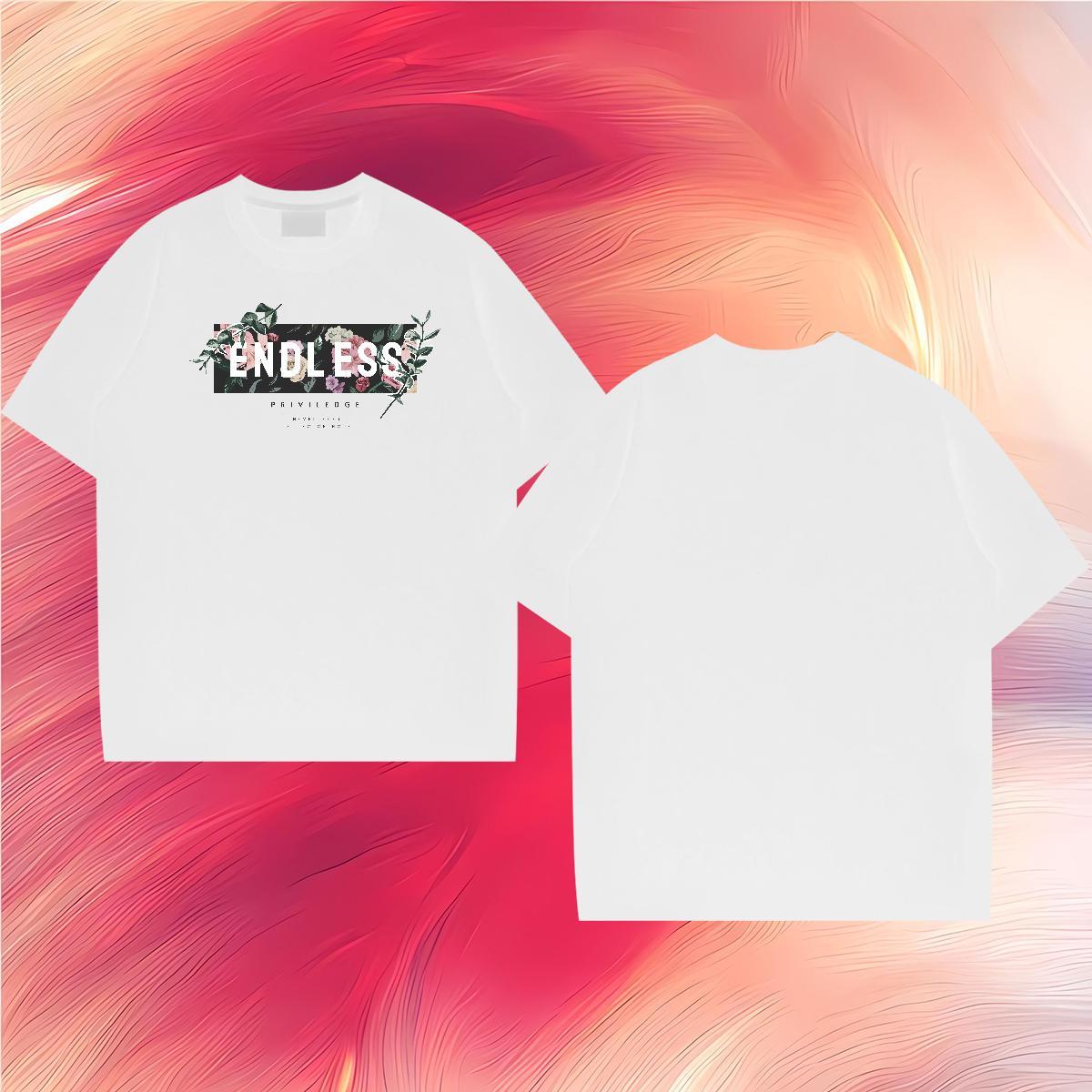 New Arrival T Shirts Men 100% Cotton 230g flower High Street Hip Hop Clothes Breathable Short Sleeve Free Shipping Men Clothes T-Shirt Custom Printed