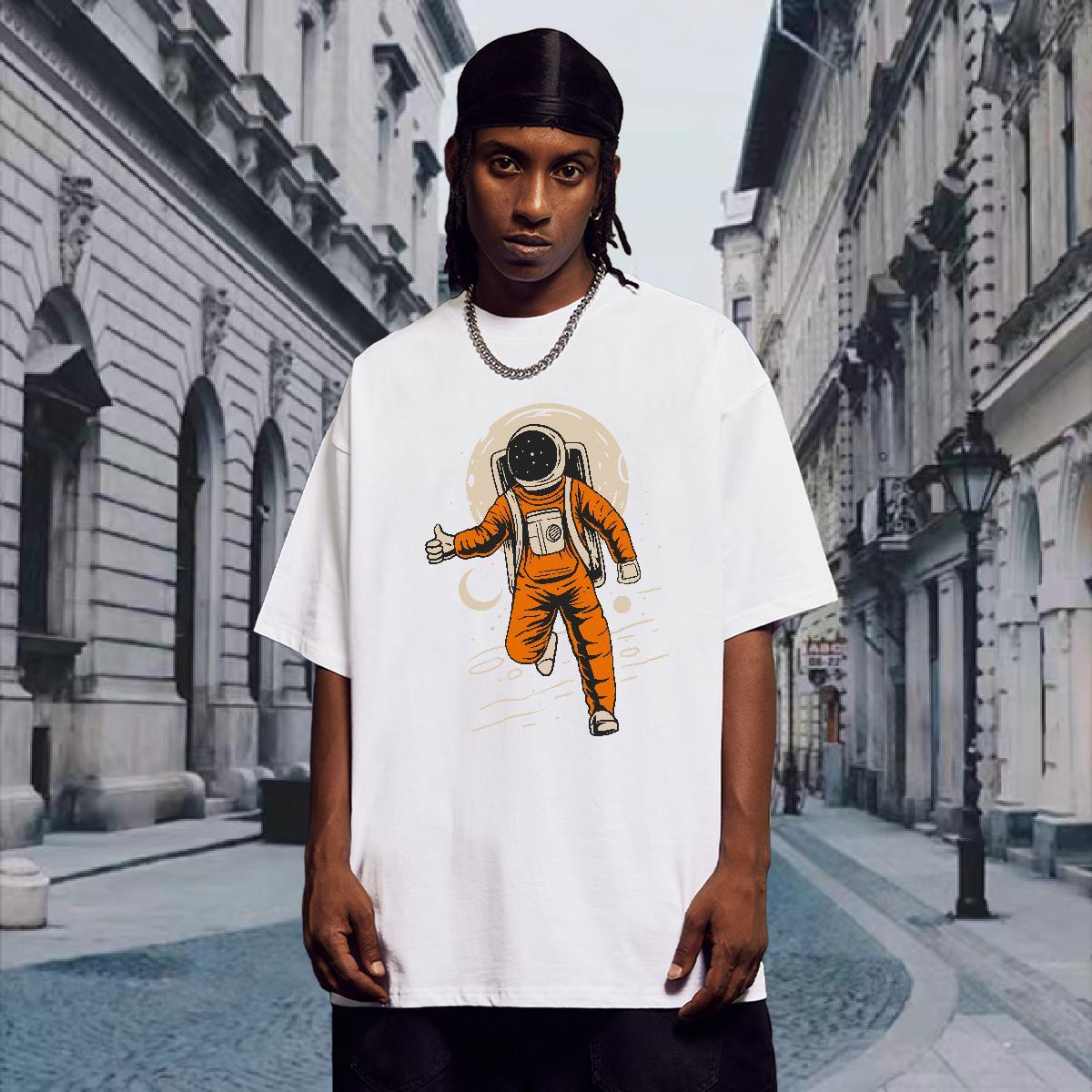 T-Shirts 230g 100% Cotton universe Street Breathable Soft Anime Tshirts 2024 Summer Free Shipping Tees Shirts