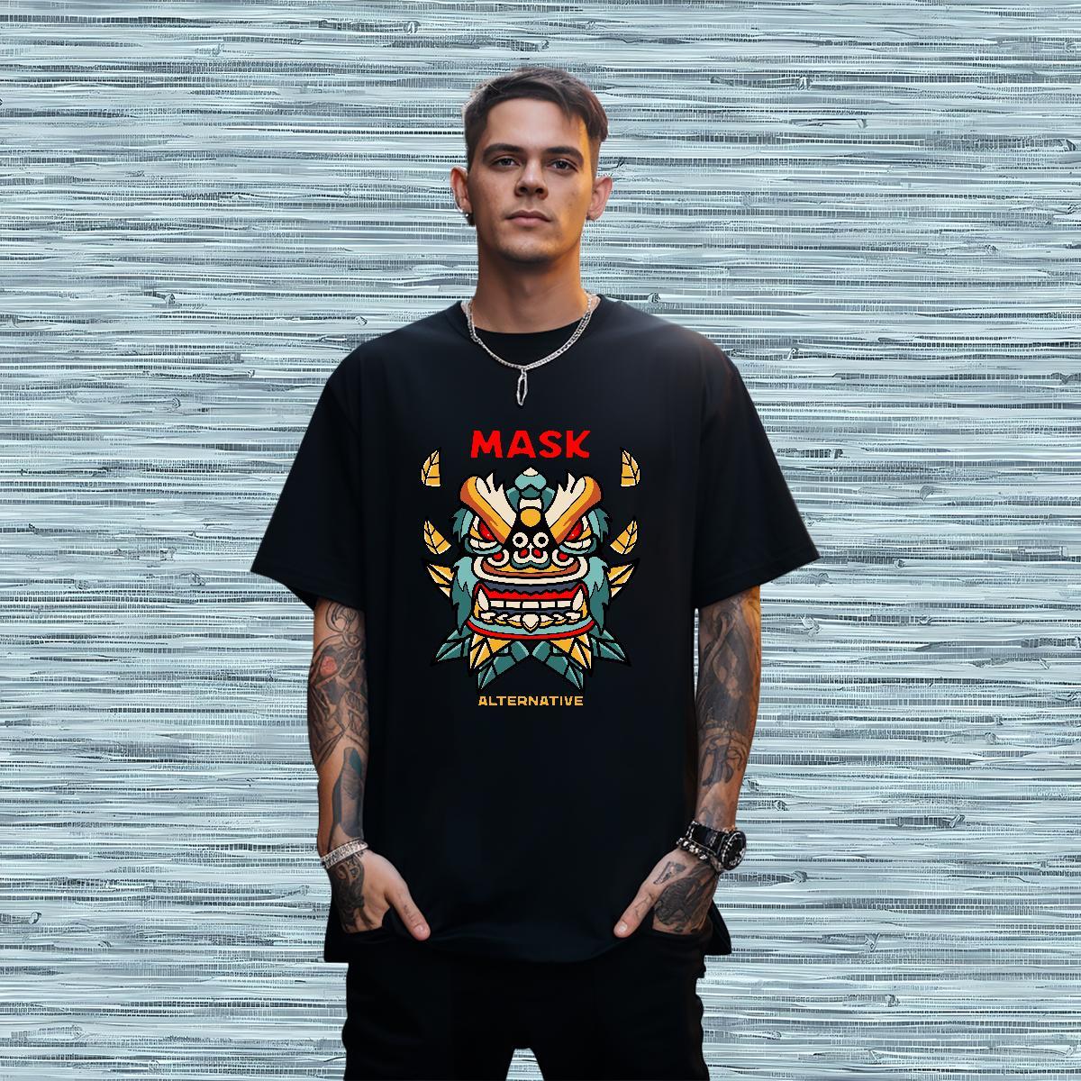 T-Shirts for Men 230g 100% Cotton Spring Summer Pure Cotton Customized Men Tees Fashion Free Shipping Tshirts