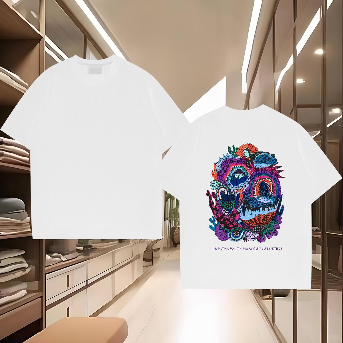 DIY Mens T Shirts 230g 100% Cotton snake Daily Wear Tees Breathable Crew Neck High Quality Men Tshirts Custom Anime