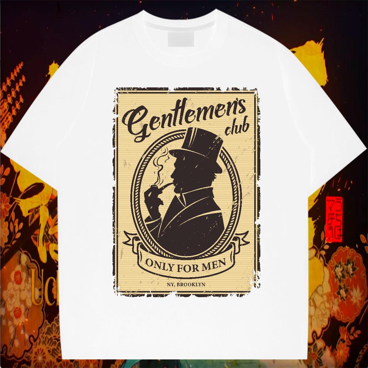 T-Shirts for Men 100% Cotton 230g portrait Outdoor Short Sleeve O-Neck Custom Big Size Tshirts Fashion Designer Free Shipping Tee Shirt