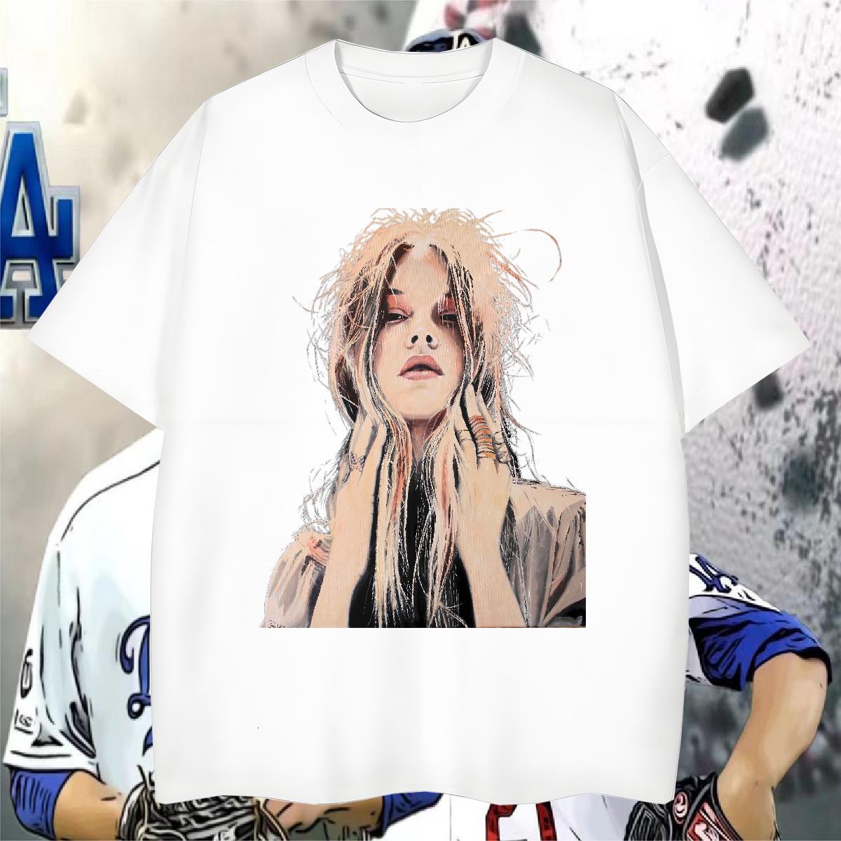 T-Shirts 230g 100% Cotton face Sport Breathable Soft Graphic Mens Tshirts Custom Comfortable Tops Tees