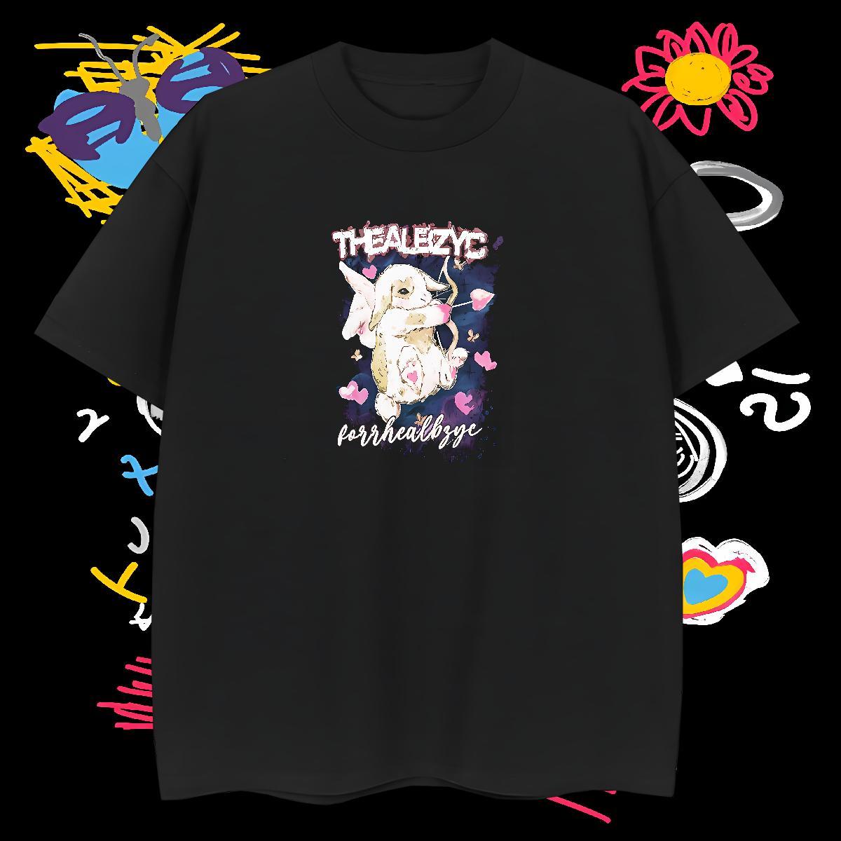 DIY Customized T-Shirts for Men 100% Cotton 230g rabbit Casual Daily Wear Clothes Breathable Soft Popular Tshirt for Man Woman Custom Printed