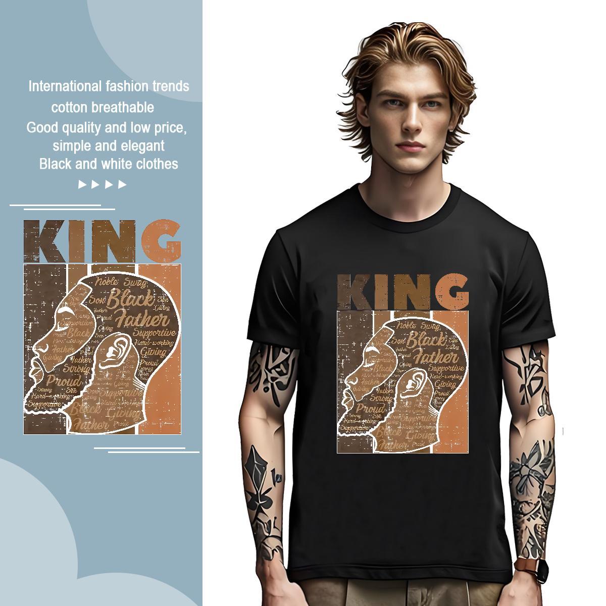 T Shirts Men 230g Pure Cotton man Outdoor Breathable Floral Print Couples T Shirts Factory Direct Cool Design Clothes