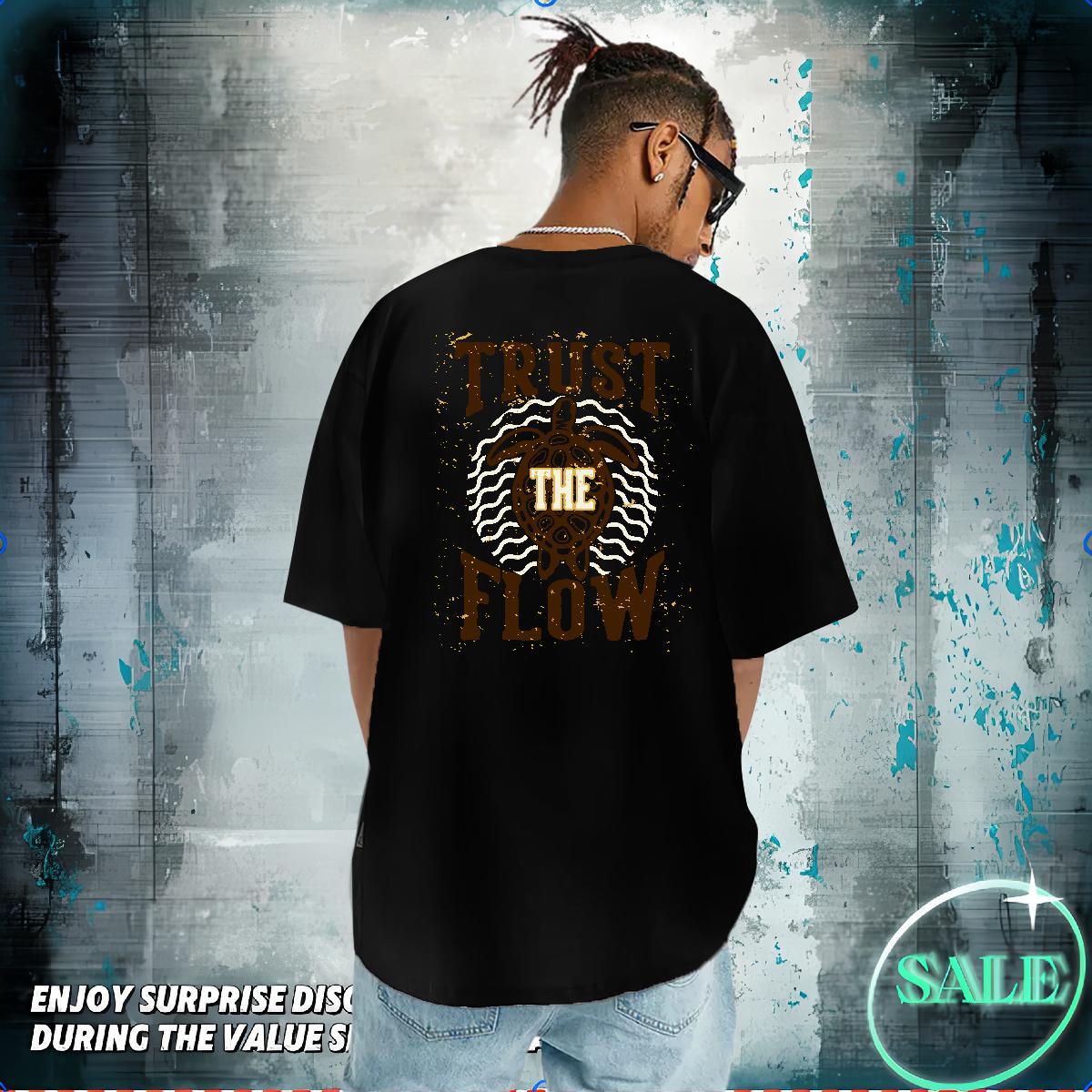 Fashion T-Shirts 230g Cotton Street Top Tees O Neck Short Sleeves High Quality Tshirts Cartoon Printing L-4XL